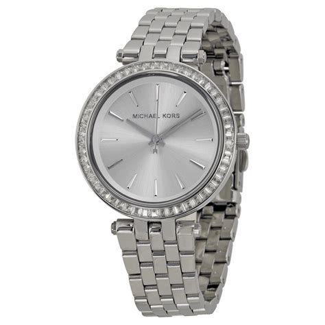 michael kors silver diamante watch|Michael Kors mini watches.